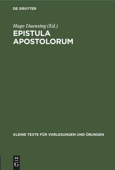 Epistula apostolorum