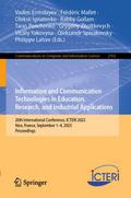 Information and Communication Technologies in Education, Research, and Industrial Applications