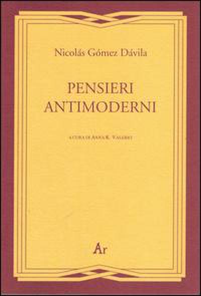 Pensieri antimoderni