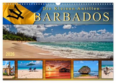 Die kleinen Antillen - Barbados (Wandkalender 2026 DIN A3 quer), CALVENDO Monatskalender