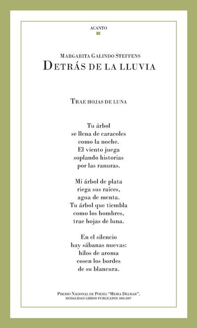 Detrás de la lluvia