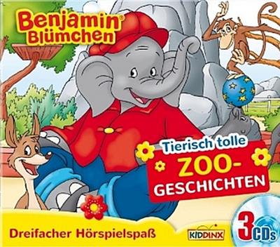 Benjamin Blümchen - Tierisch tolle Zoogeschichten, 3 Audio-CD