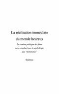 Le combat politique de jesus sera remplace par la mythologie