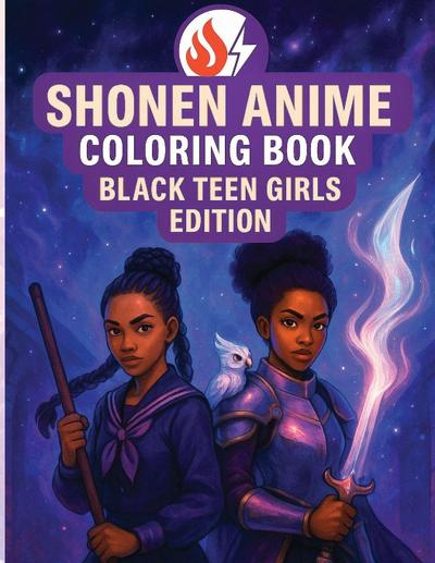 Shonen Anime Coloring Book
