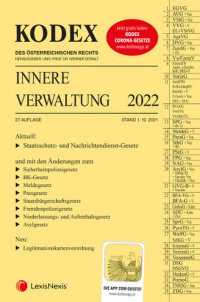 KODEX Innere Verwaltung 2022 - inkl. App