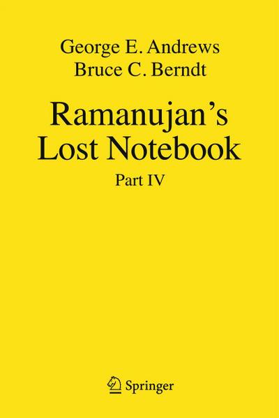 Ramanujan’s Lost Notebook