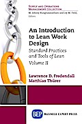 An Introduction to Lean Work Design