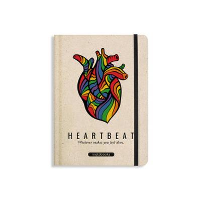 Pride Collection Nari Notizbuch A5 "Heartbeat" (punktiert, farbig)