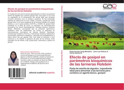 Efecto de gosipol en parámetros bioquímicos de las terneras Holstein
