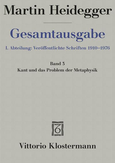 Kant und das Problem der Metaphysik