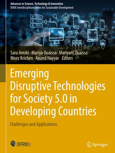 Emerging Disruptive Technologies for Society 5.0 in Developing Countries