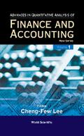 Advances In Quantitative Analysis Of Finance And Accounting - New Series
