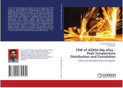 FSW of AZ80A Mg alloy - Peak Temperature Distribution and Correlation