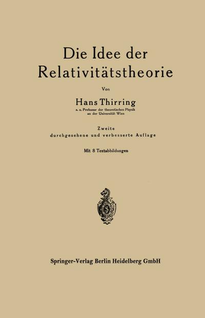 Die Idee der Relativitätstheorie