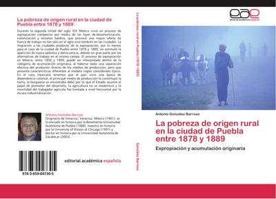 La pobreza de origen rural en la ciudad de Puebla entre 1878 y 1889