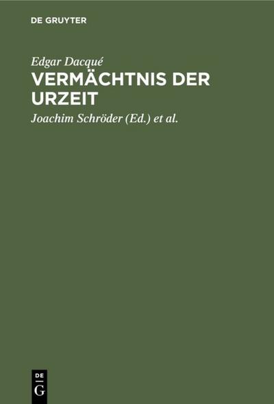 Vermächtnis der Urzeit