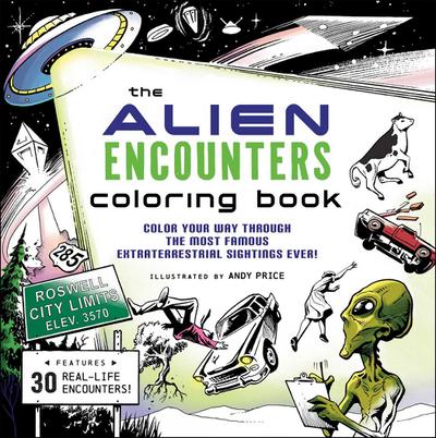 The Alien Encounters Coloring Book