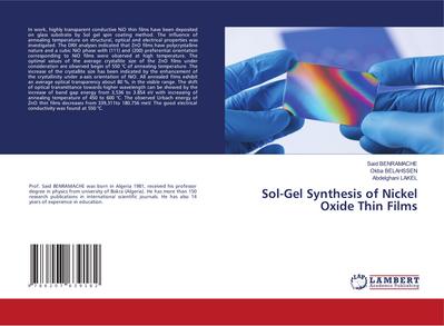 Sol-Gel Synthesis of Nickel Oxide Thin Films