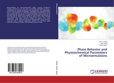 Phase Behavior and Physicochemical Parameters of Microemulsions