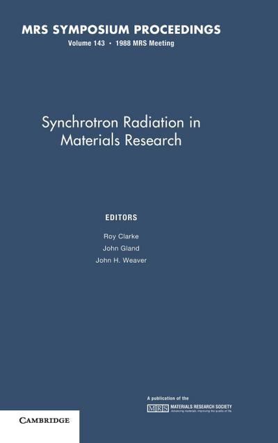 Synchroton Radiation in Materials Research