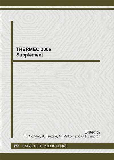 THERMEC 2006 Supplement