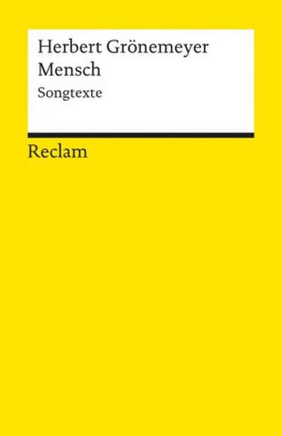 Mensch. Songtexte