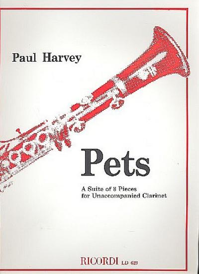 Petsfor unaccompanied clarinet