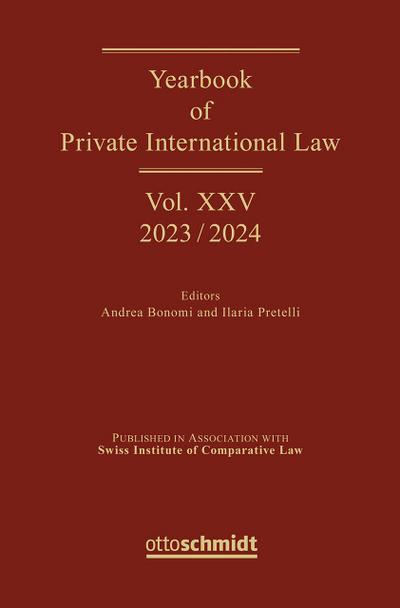 Yearbook of Private International Law Vol. XXV - 2023/2024