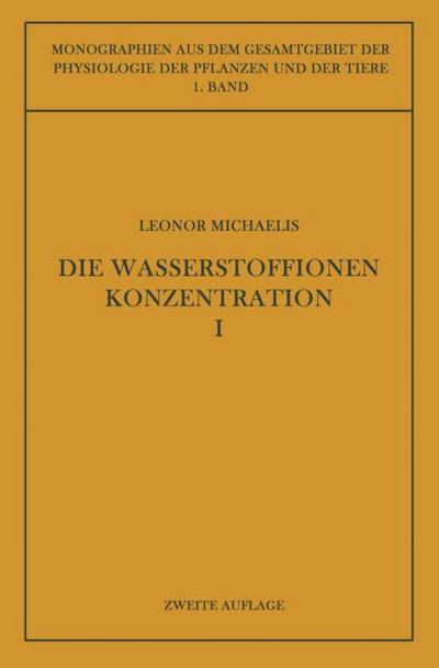 Die Wasserstoffionenkonzentration