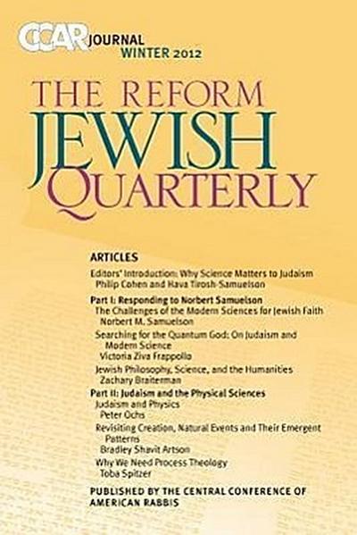 CCAR Journal, The Reform Jewish Quarterly Winter 2012