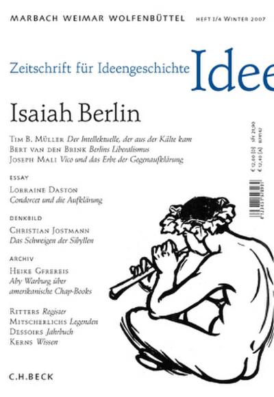 Zeitschrift für Ideengeschichte Isaiah Berlin
