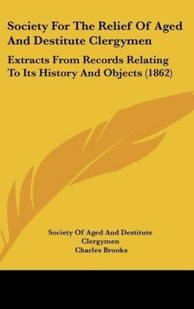Society For The Relief Of Aged And Destitute Clergymen