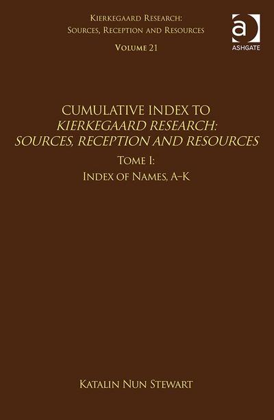 Volume 21, Tome I: Cumulative Index