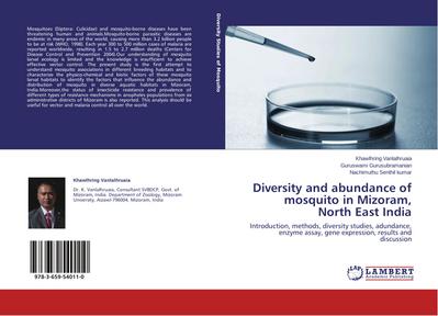 Diversity and abundance of mosquito in Mizoram, North East India