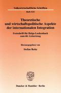 Theoretische und wirtschaftspolitische Aspekte der