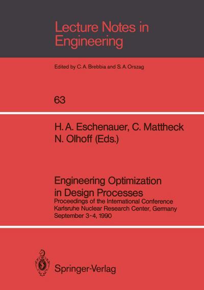 Engineering Optimization in Design Processes
