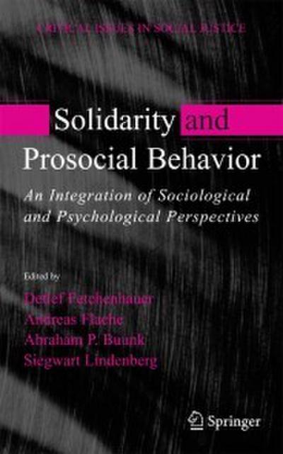 Solidarity and Prosocial Behavior