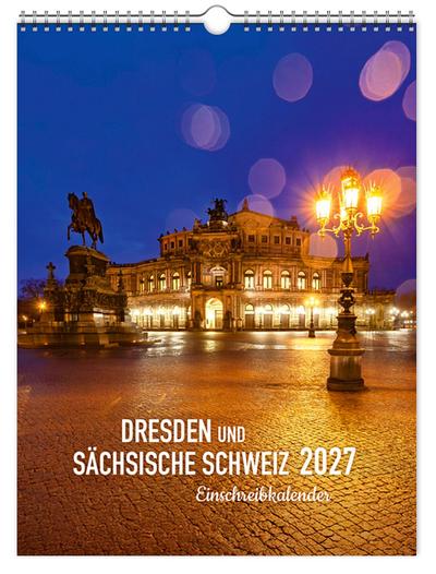 Einschreibkalender Dresden und Sächsische Schweiz 2027
