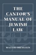The Cantor’s Manual of Jewish Law