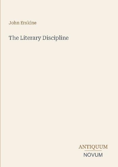 The Literary Discipline