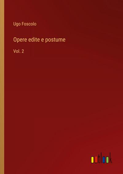 Opere edite e postume