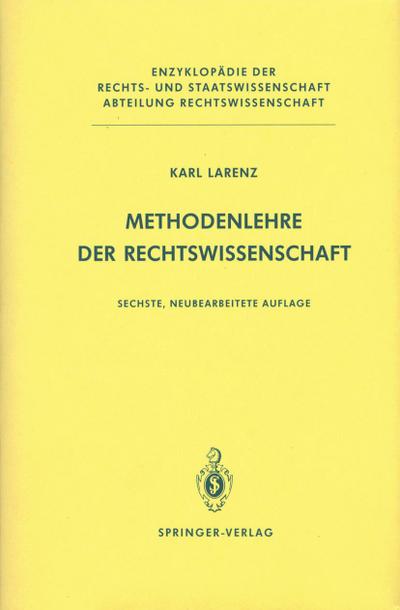 Methodenlehre der Rechtswissenschaft