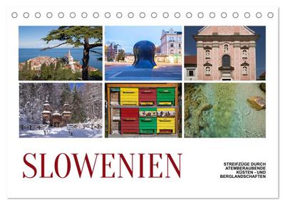 Slowenien - Streifzüge durch atemberaubende Küsten- und Berglandschaften (Tischkalender 2026 DIN A5 quer), CALVENDO Monatskalender