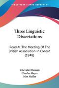 Three Linguistic Dissertations
