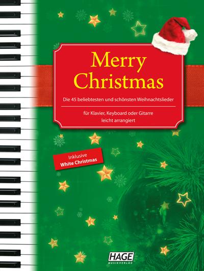 Merry Christmas für Klavier, Keyboard oder Gitarre