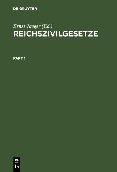 Reichszivilgesetze
