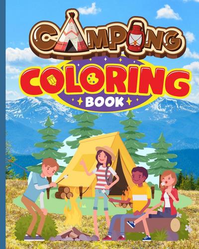 Camping Coloring Book
