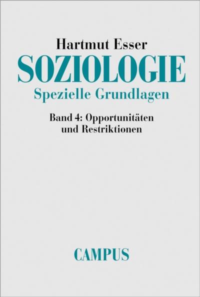 Soziologie. Spezielle Grundlagen