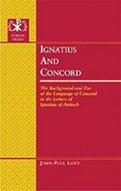 Lotz, J: Ignatius and Concord