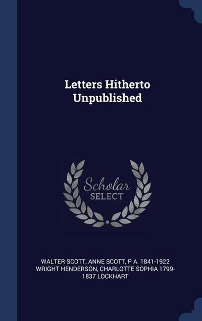 Letters Hitherto Unpublished